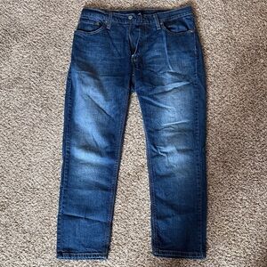 Levi's Dark Blue Straight Jeans